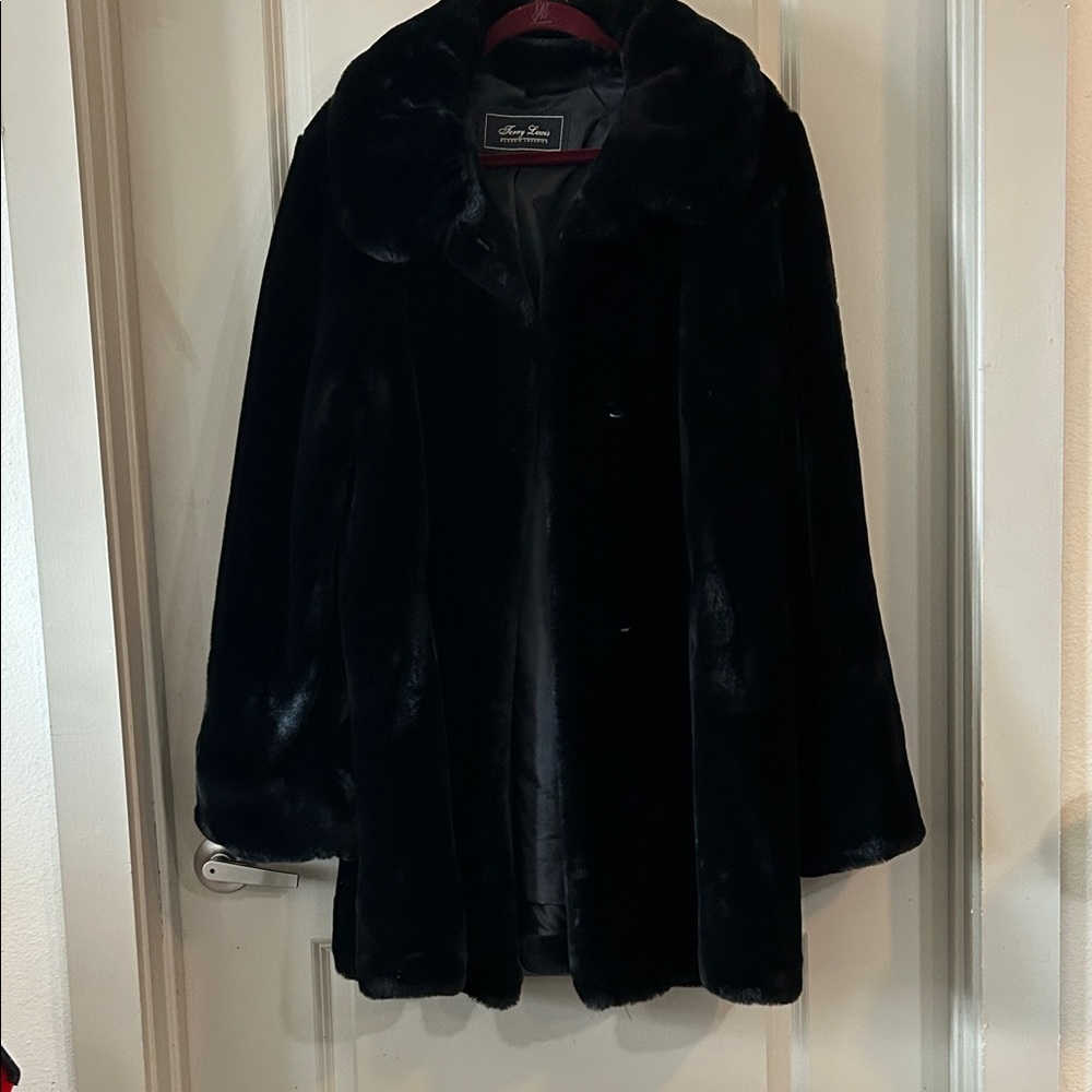 Terry Lewis Classic Luxuries Black Teddy Jacket